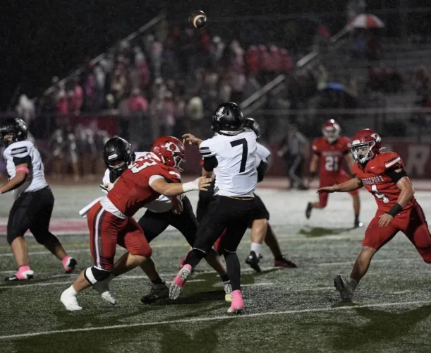 Preston falls at Bridgeport, 63-14